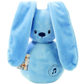 Игрушка мягкая Nattou Musical Soft toy Lapidou Кролик jeans музыкальная 878821