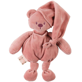 Игрушка мягкая Nattou Soft toy Lapidou Мишка old pink 877213