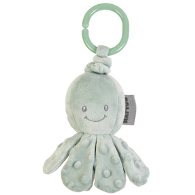 Игрушка мягкая Nattou Soft toy Lapidou Octopus Осьминог с вибрацией sage green 876544