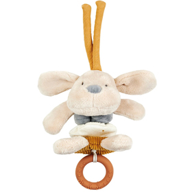 Игрушка мягкая Nattou Soft toy CHARLIE Собачка с вибрацией 388436