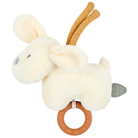 Игрушка мягкая Nattou Musical Soft toy MINI CHARLIE Собачка vanilla музыкальная 388054