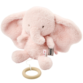 Игрушка мягкая Nattou Musical Soft toy FANFAN Слонёнок pink музыкальная 759182